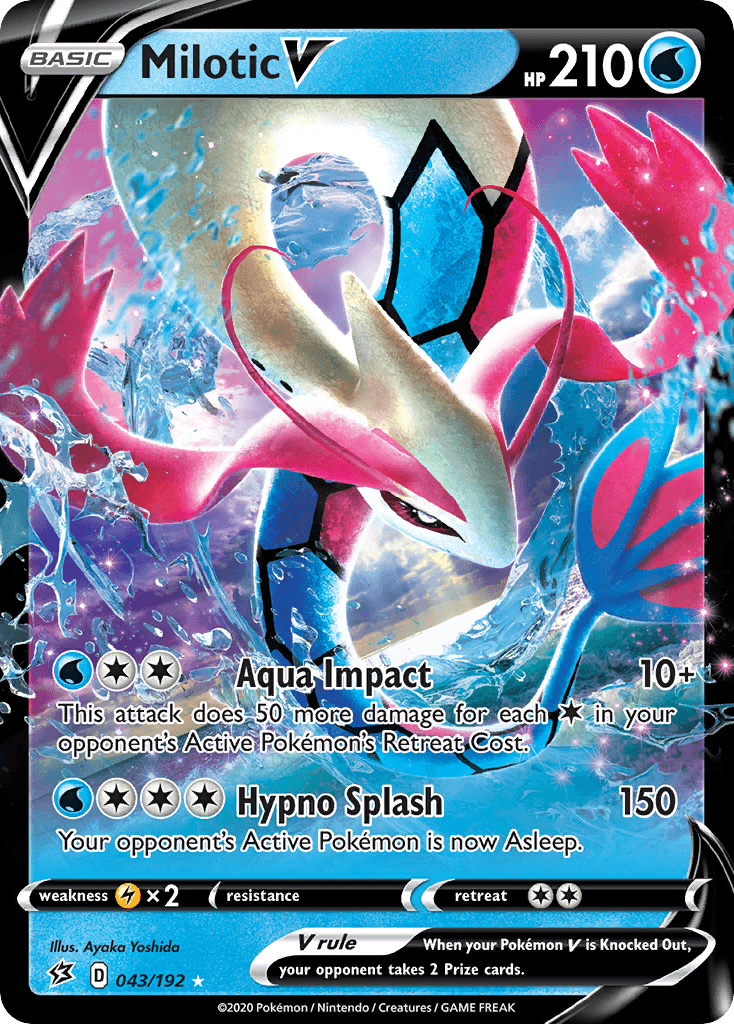 Milotic V Rebel Clash card