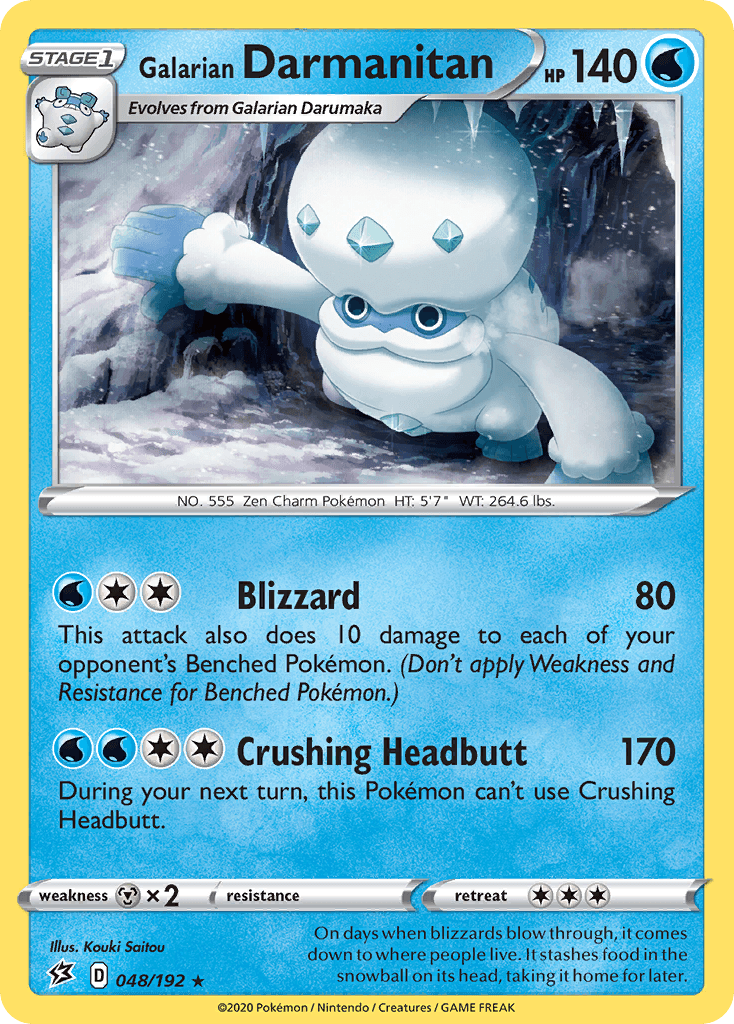 Galarian Darmanitan Rebel Clash card