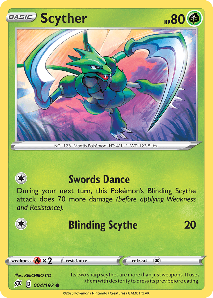 Scyther Rebel Clash card