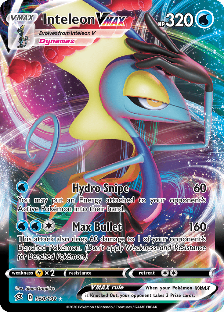 Inteleon VMAX Rebel Clash card