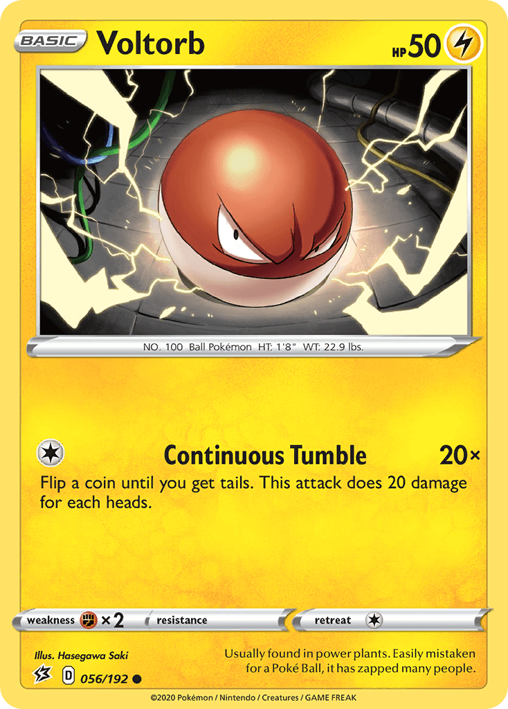 Voltorb Rebel Clash card