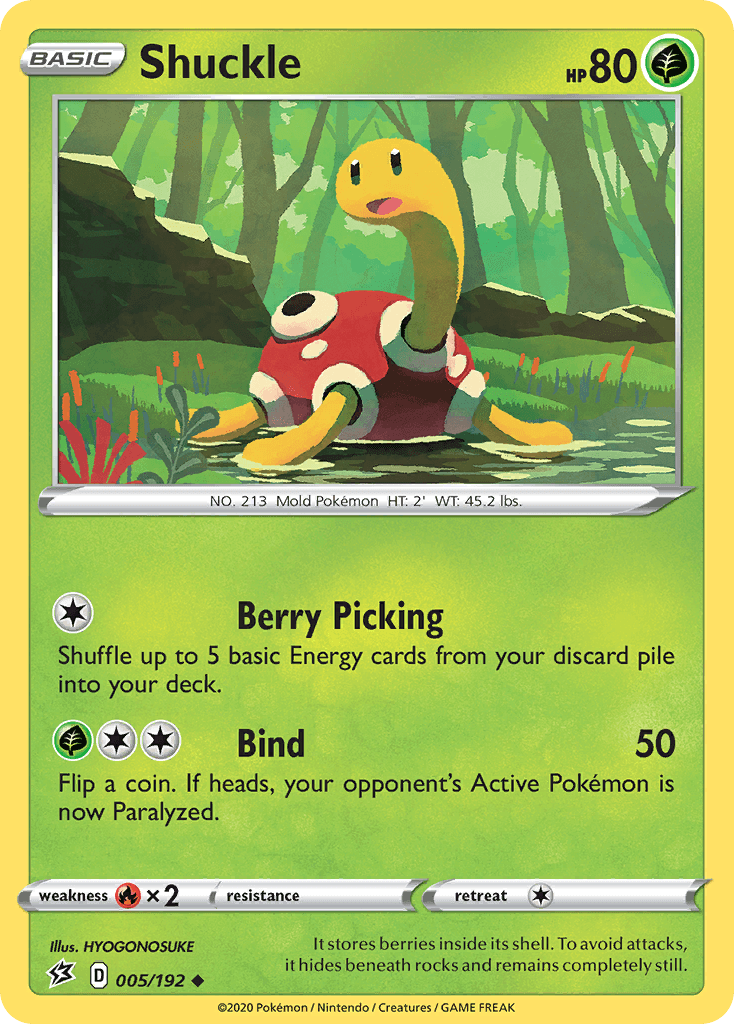 Shuckle Rebel Clash card