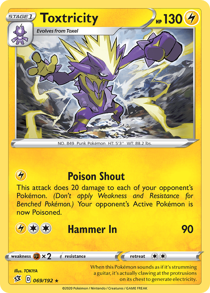 Toxtricity Rebel Clash card