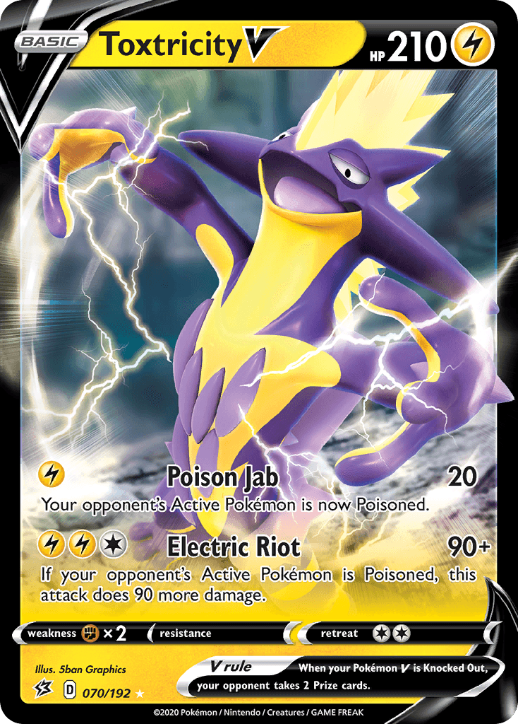 Toxtricity V Rebel Clash card