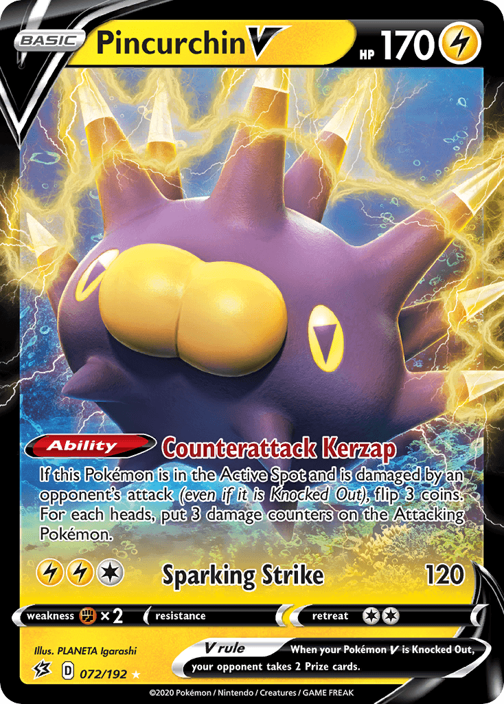 Pincurchin V Rebel Clash card