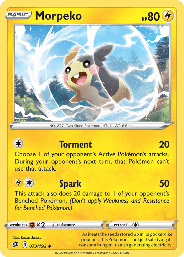 Morpeko Rebel Clash card