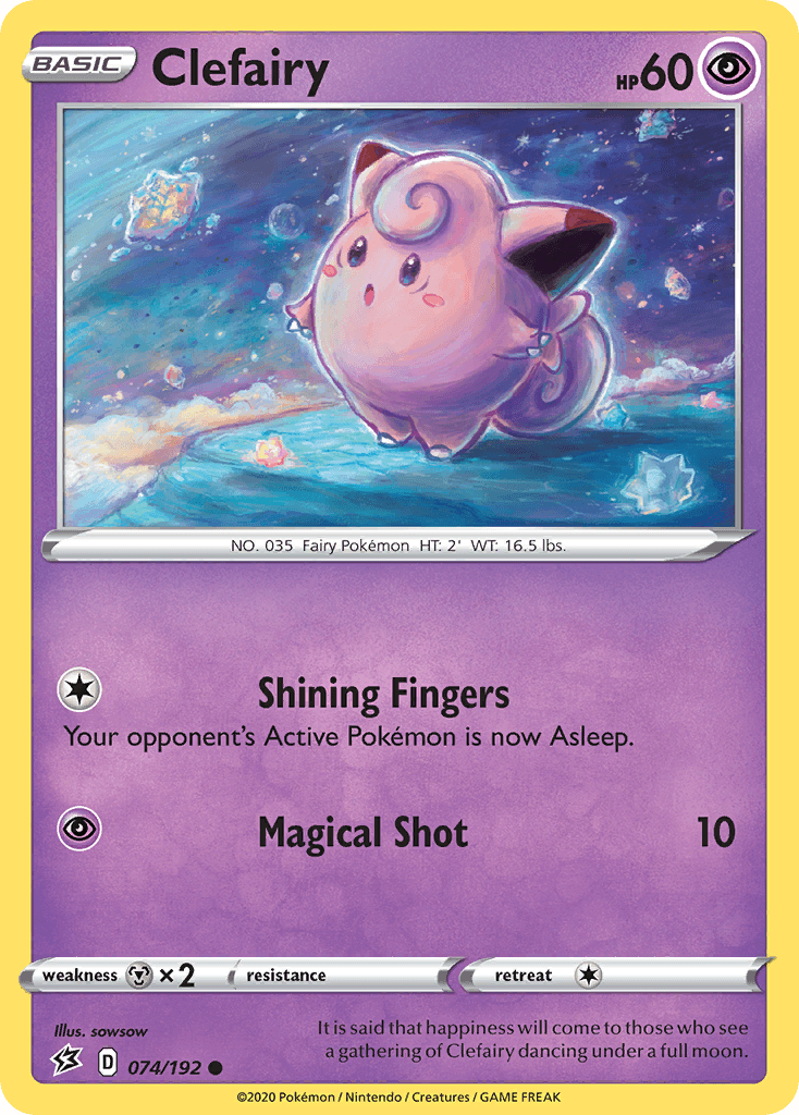 Clefairy Rebel Clash card