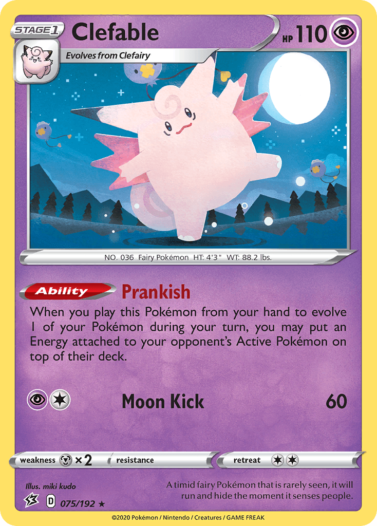 Clefable Rebel Clash card