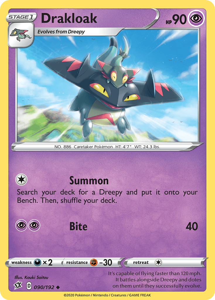 Drakloak Rebel Clash card