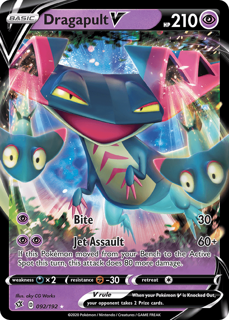 Dragapult V Rebel Clash card