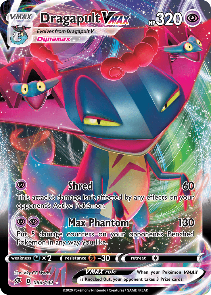 Dragapult VMAX Rebel Clash card