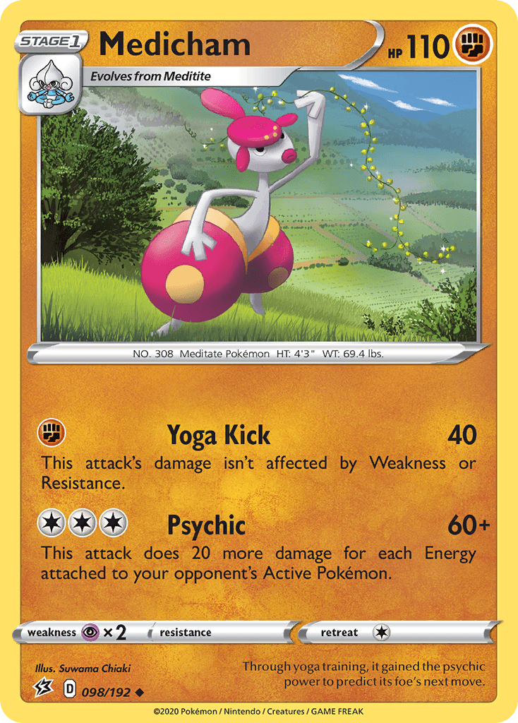 Medicham Rebel Clash card