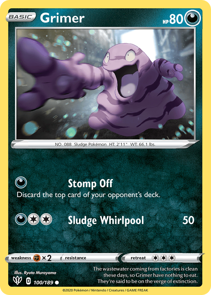 Grimer Darkness Ablaze card