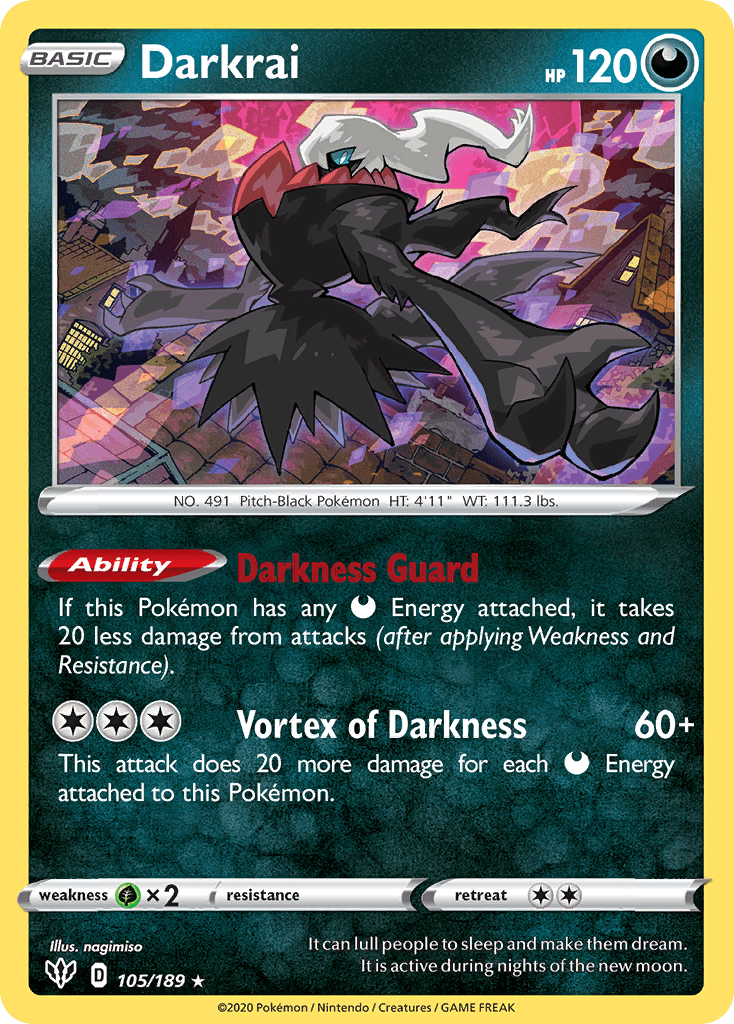 Darkrai Darkness Ablaze card