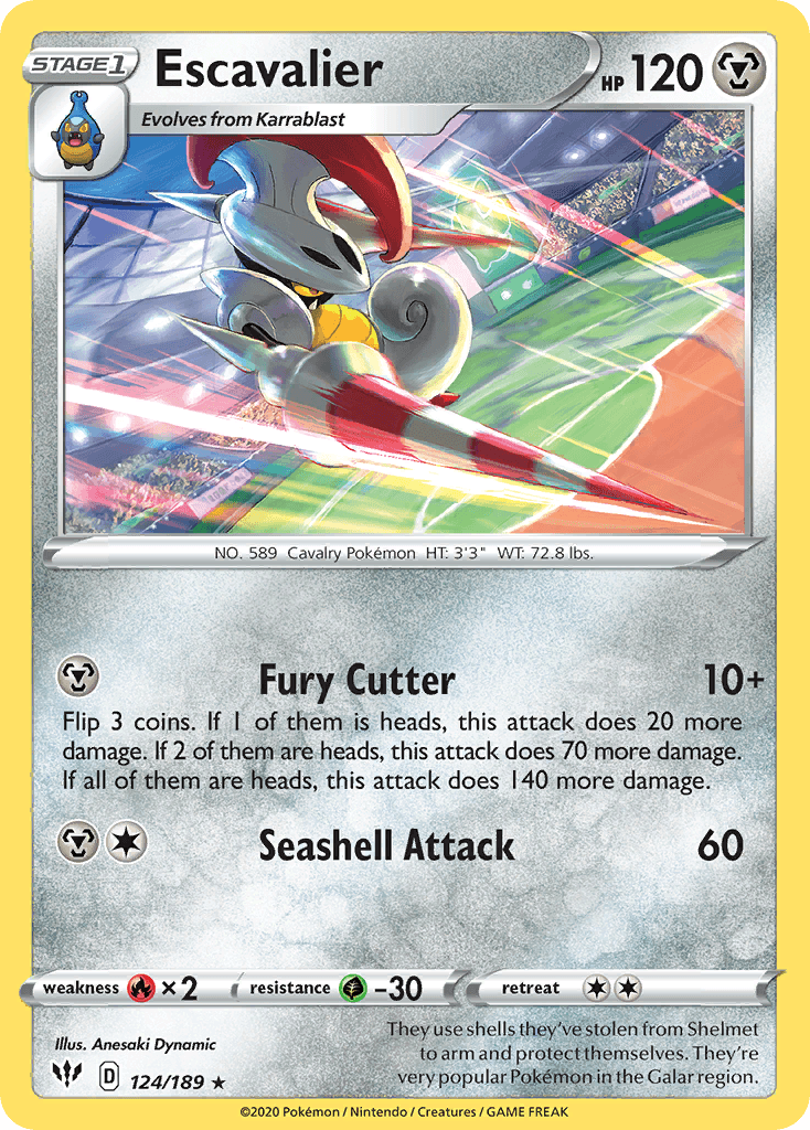 Escavalier Darkness Ablaze card