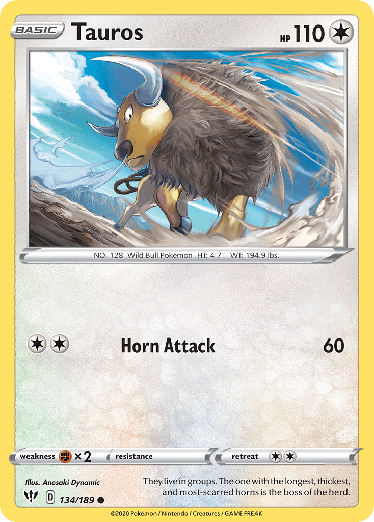 Tauros Darkness Ablaze card
