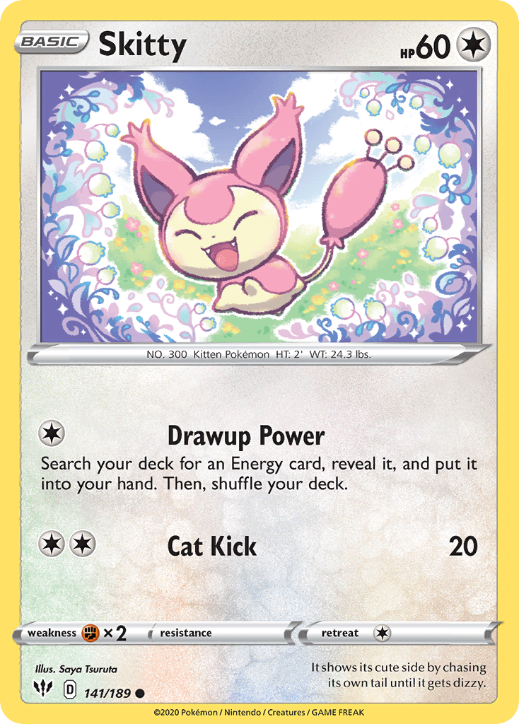 Skitty Darkness Ablaze card