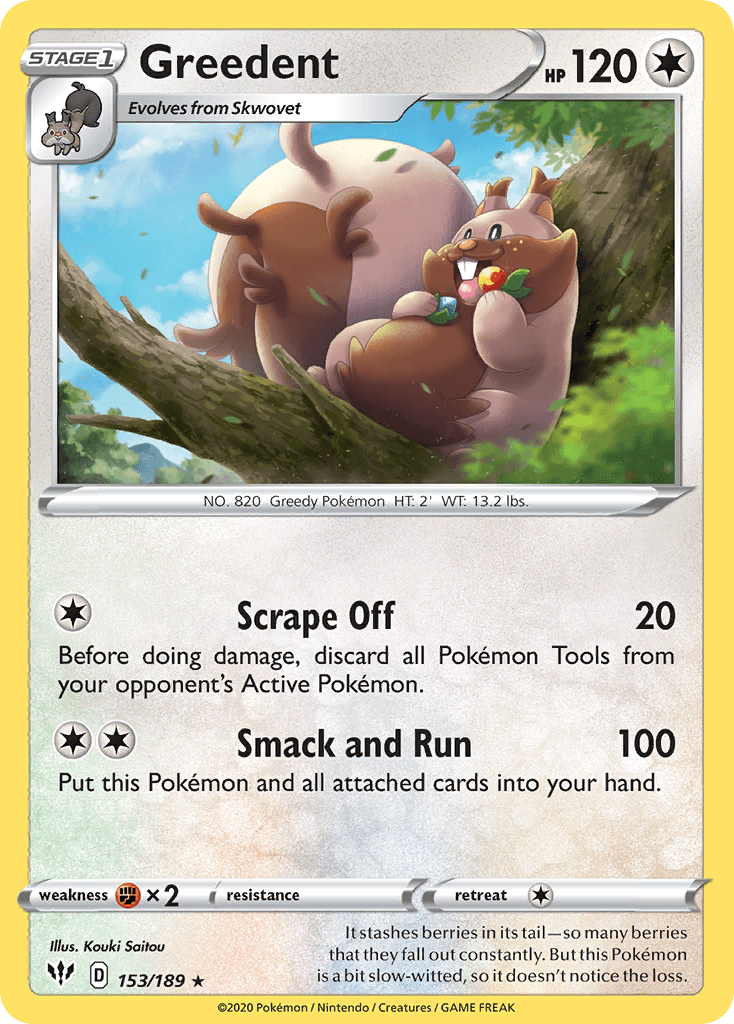Greedent Darkness Ablaze card