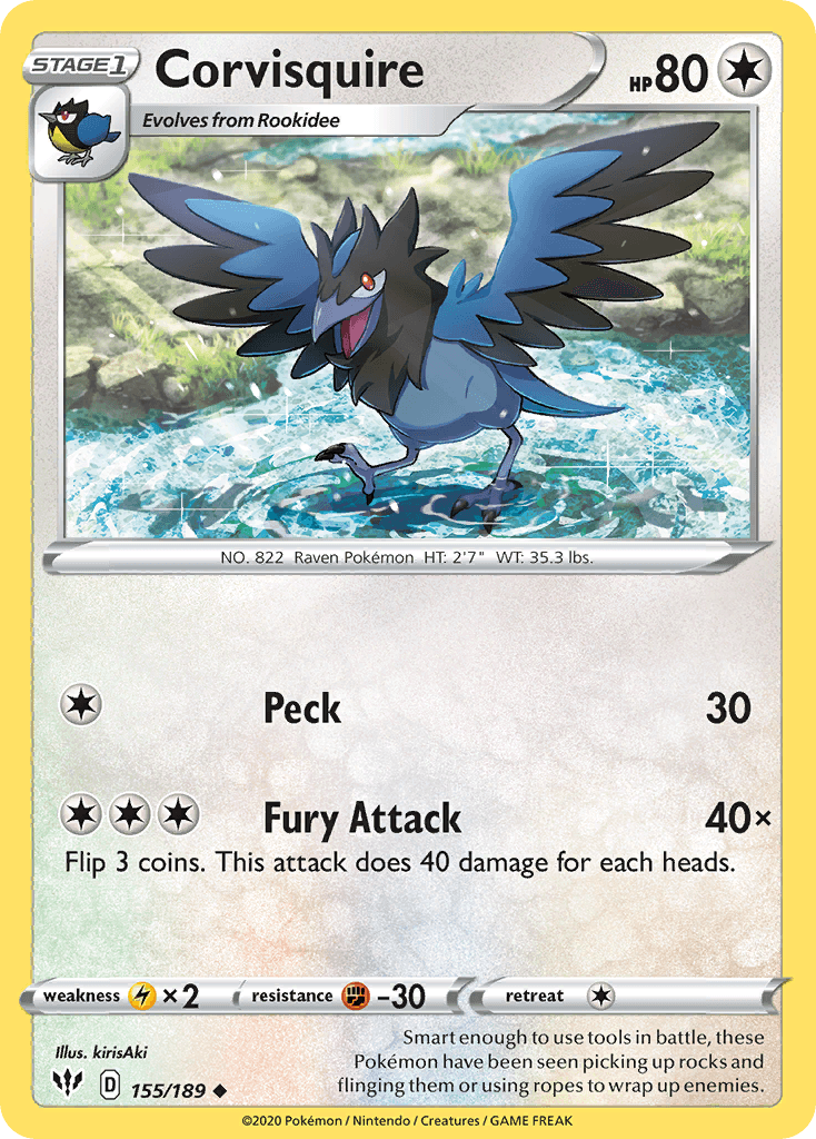 Corvisquire Darkness Ablaze card