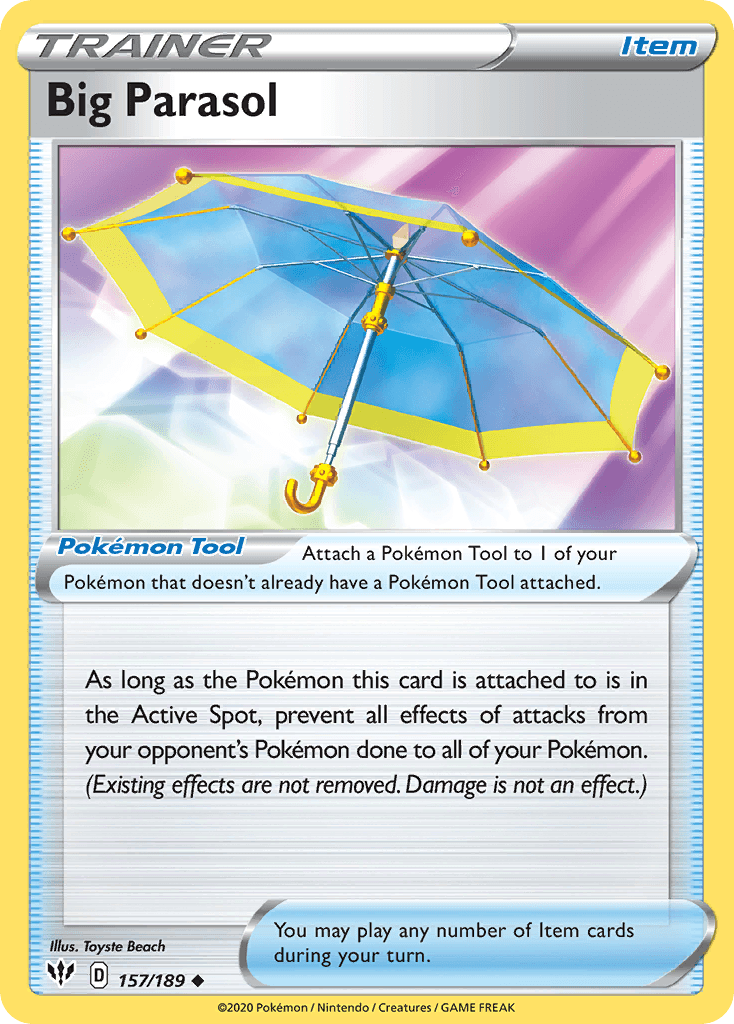 Big Parasol Darkness Ablaze card