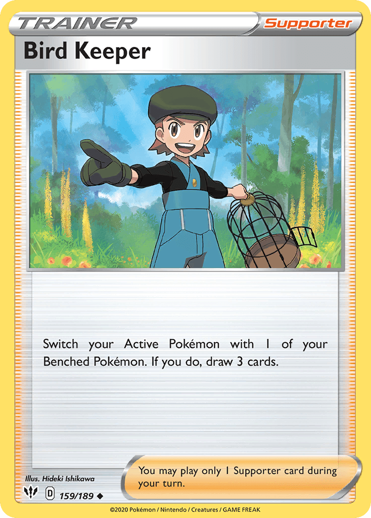 Bird Keeper Darkness Ablaze card