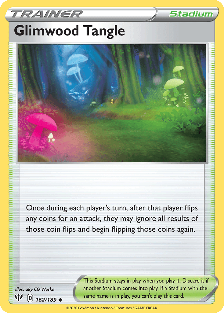 Glimwood Tangle Darkness Ablaze card