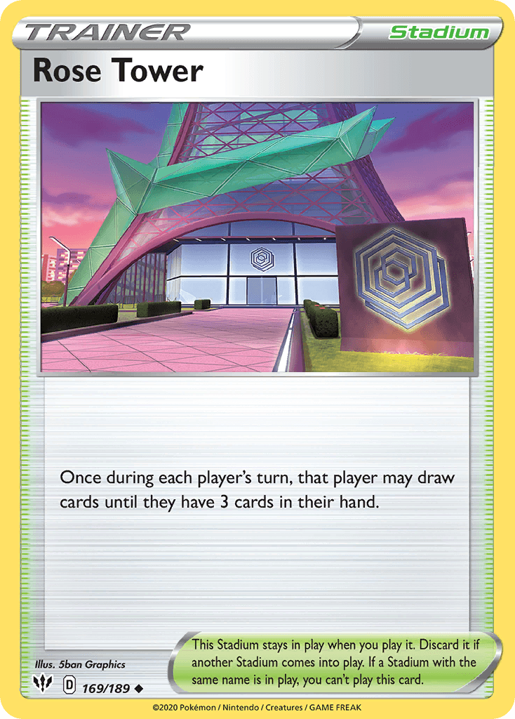 Rose Tower Darkness Ablaze card