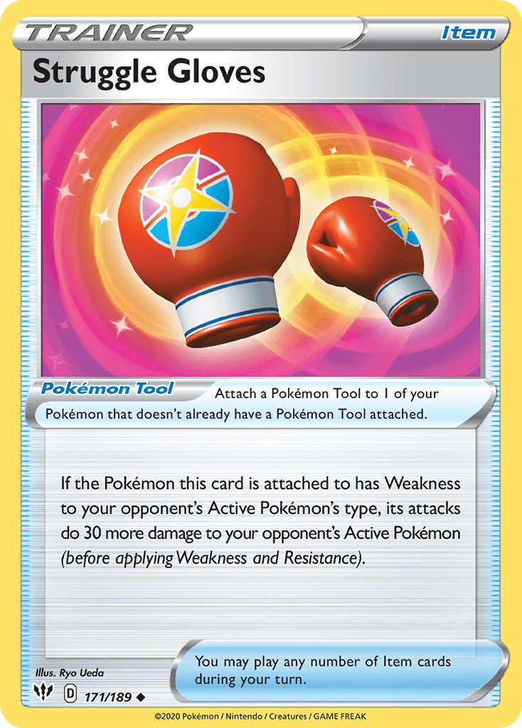 Struggle Gloves Darkness Ablaze card