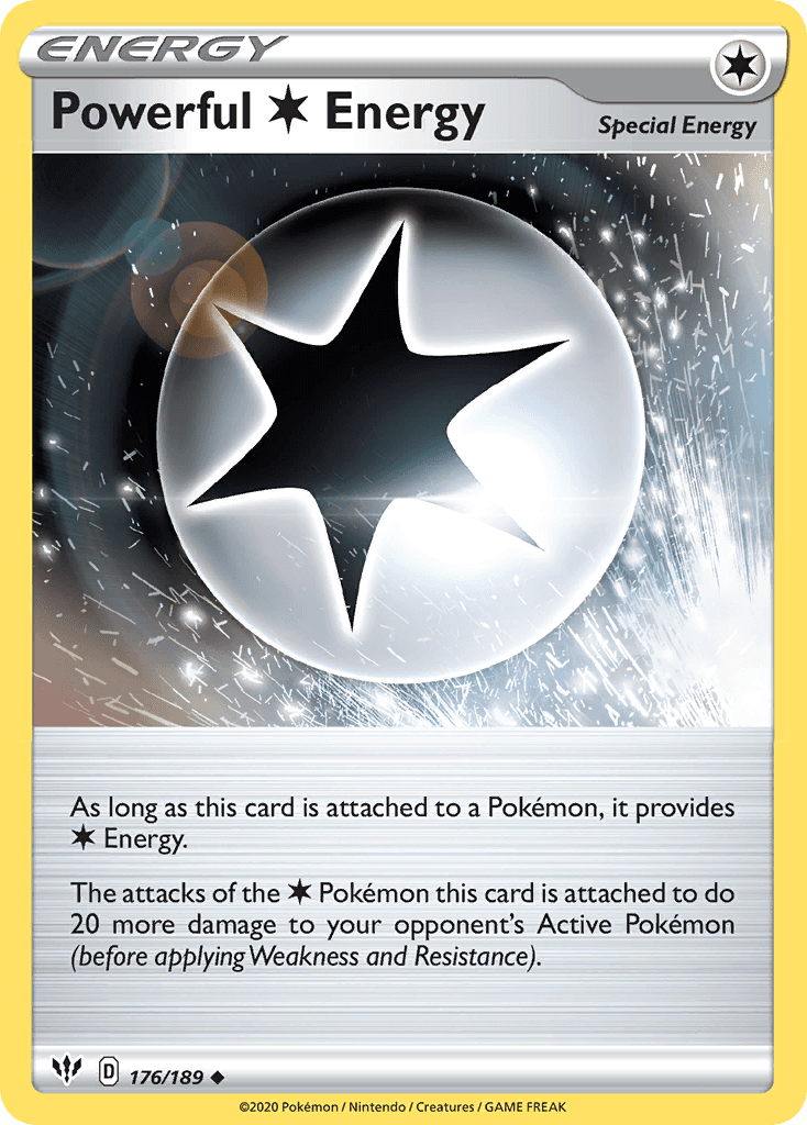 Powerful Colorless Energy Darkness Ablaze card