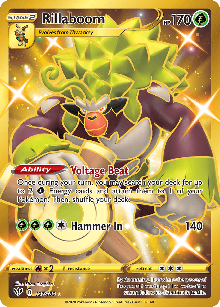 Rillaboom Darkness Ablaze card