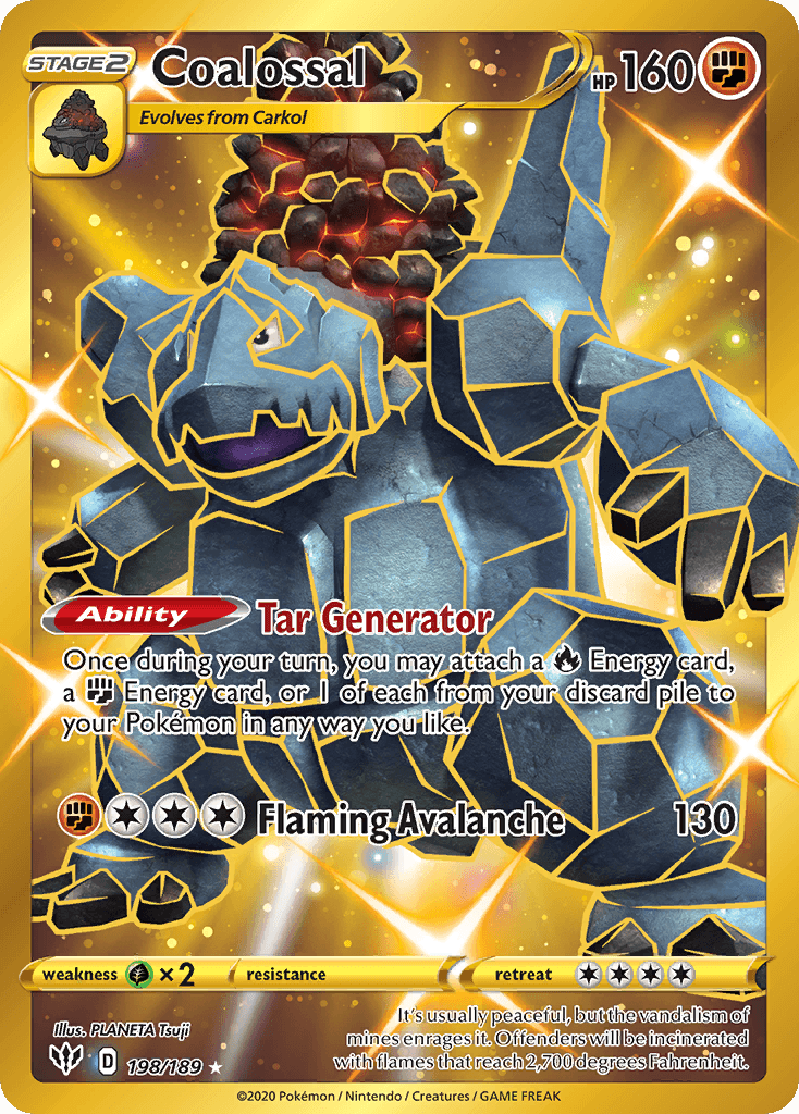 Coalossal Darkness Ablaze card