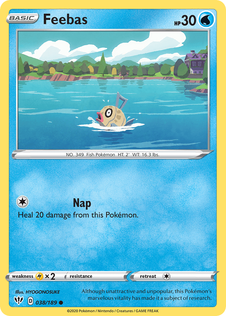 Feebas Darkness Ablaze card