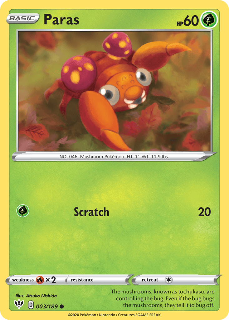 Paras Darkness Ablaze card