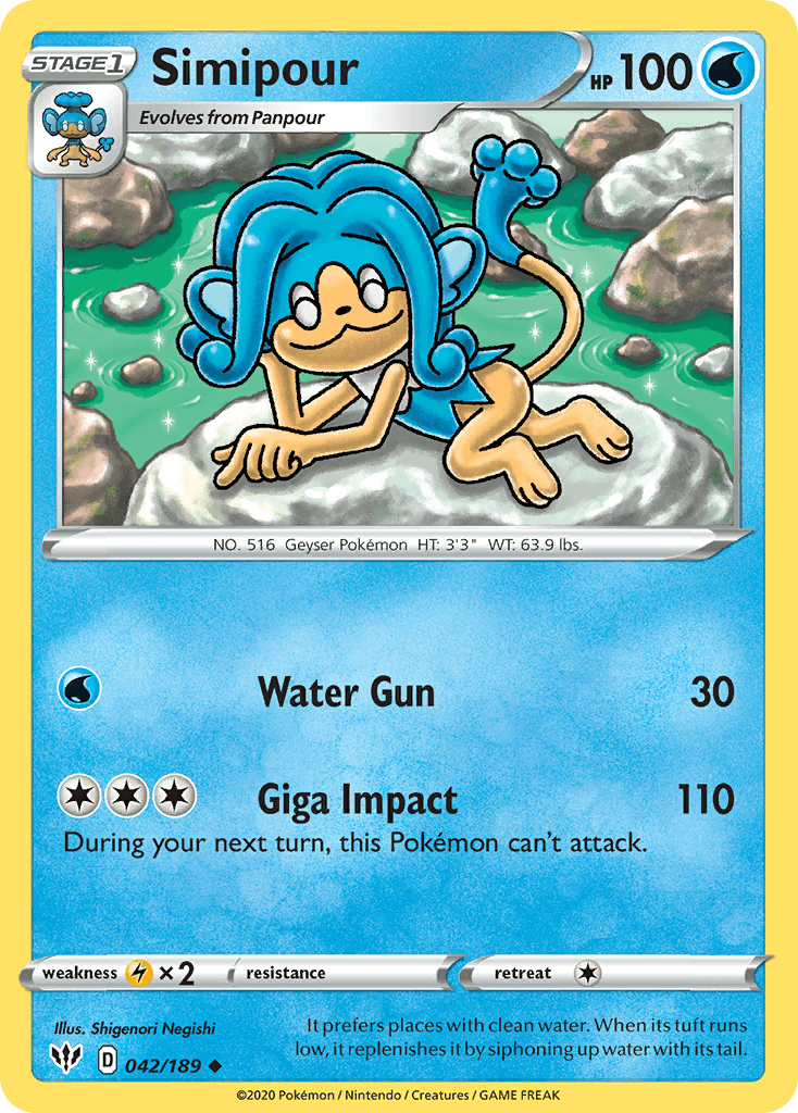 Simipour Darkness Ablaze card