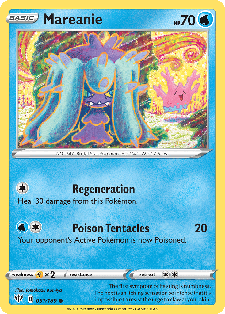 Mareanie Darkness Ablaze card