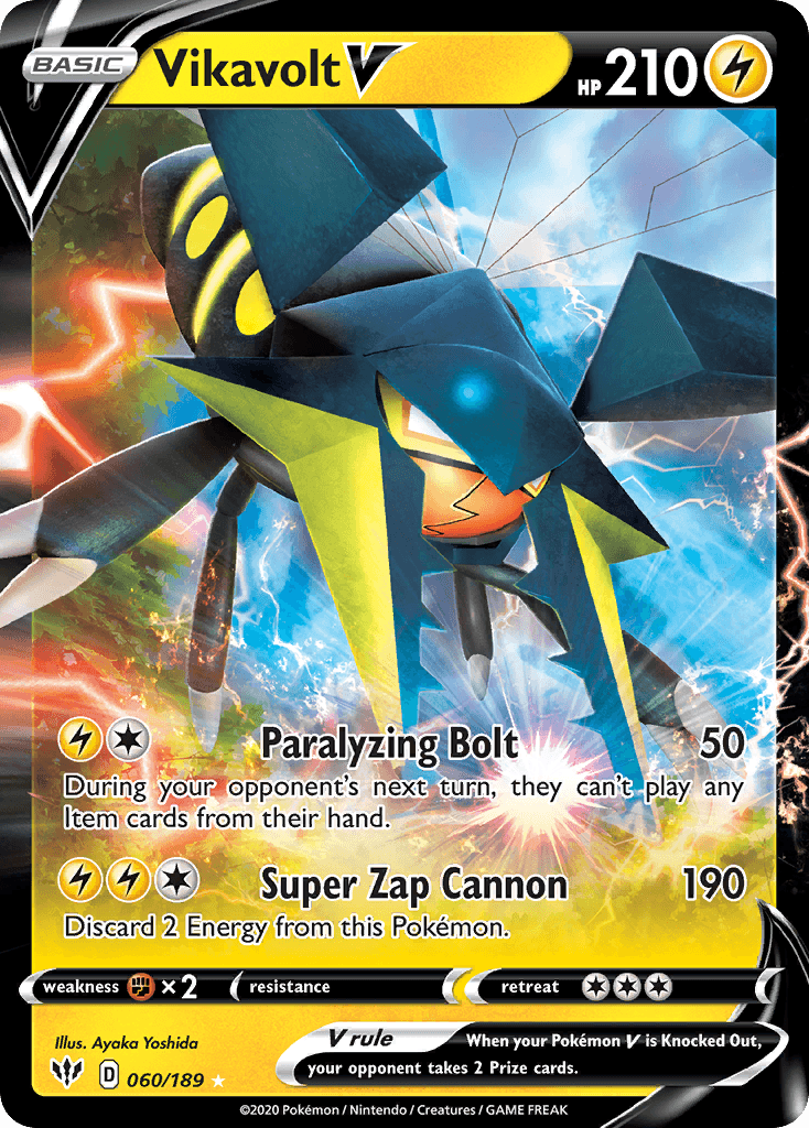 Vikavolt V Darkness Ablaze card
