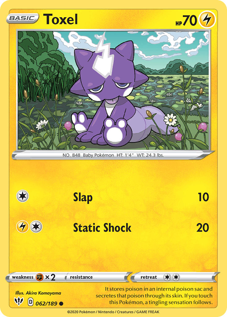 Toxel Darkness Ablaze card