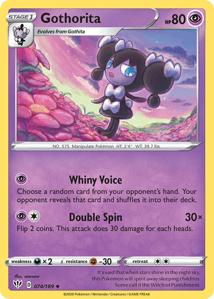 Gothorita Darkness Ablaze card