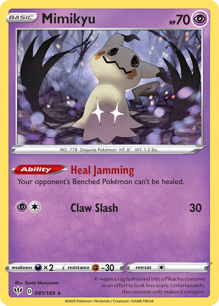 Mimikyu Darkness Ablaze card