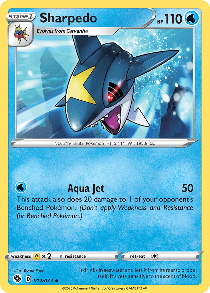 Sharpedo Champion's Path card