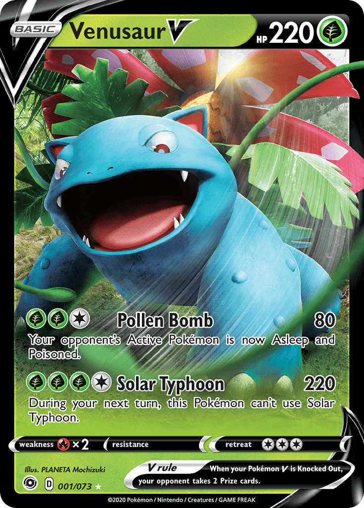 Venusaur V Champion's Path card