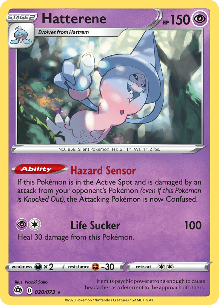 Hatterene Champion's Path card