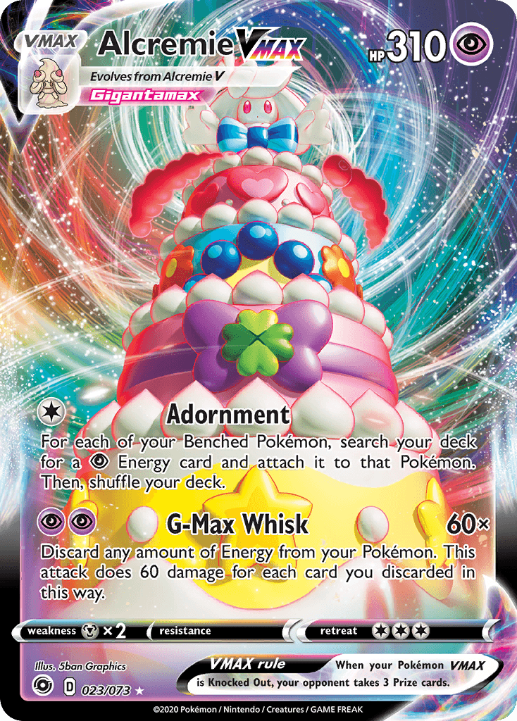 Alcremie VMAX Champion's Path card