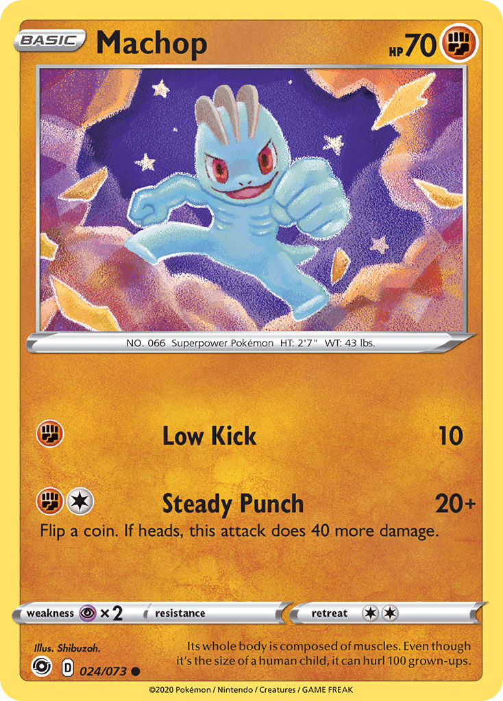 Machop Champion's Path card