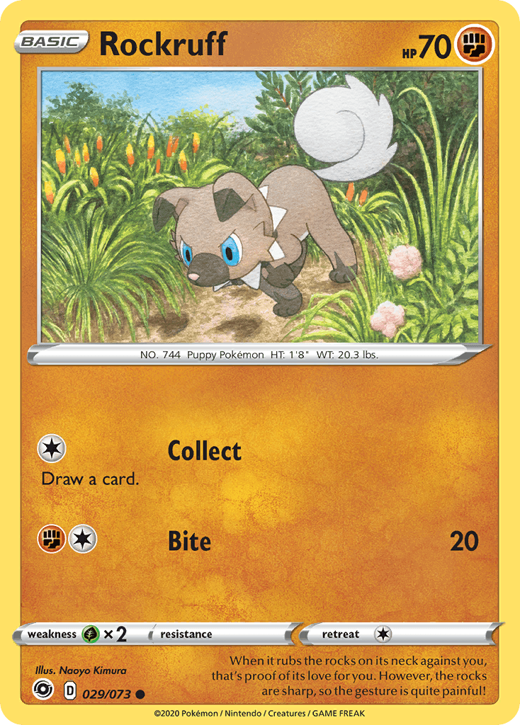 Rockruff Champion's Path card