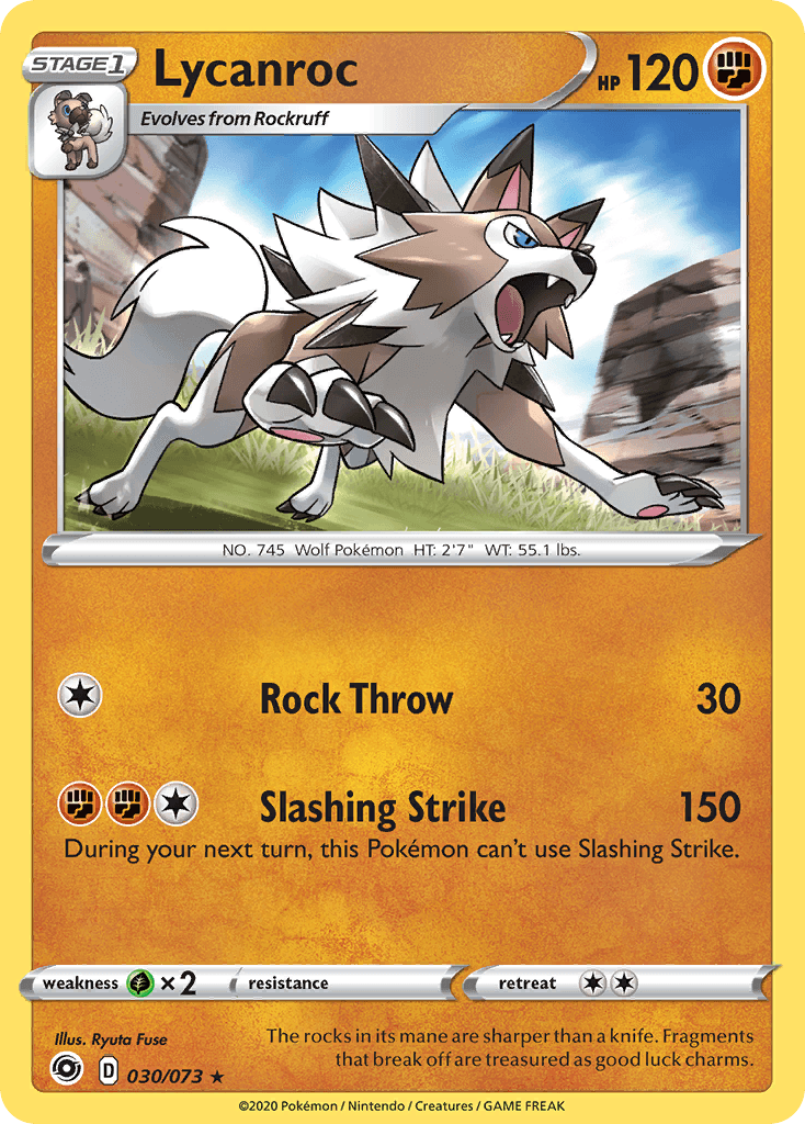 Lycanroc Champion's Path card