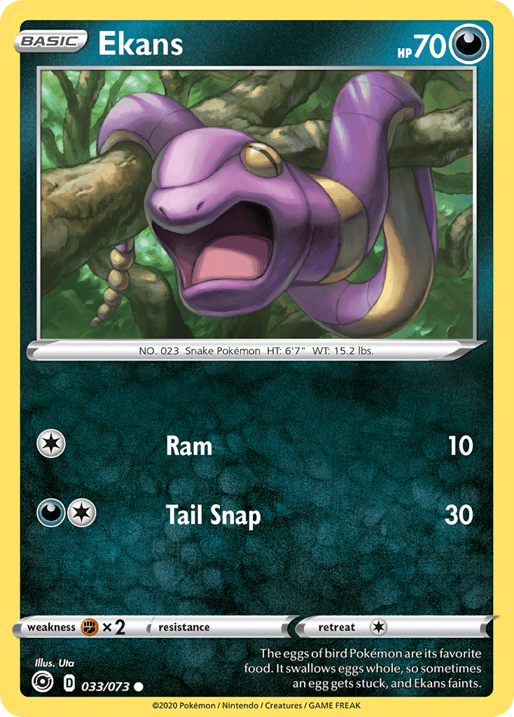 Ekans Champion's Path card