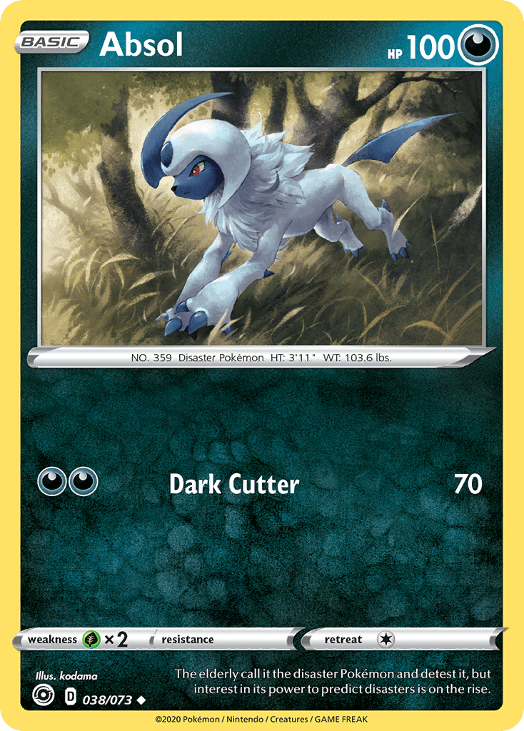 Absol Champion's Path card