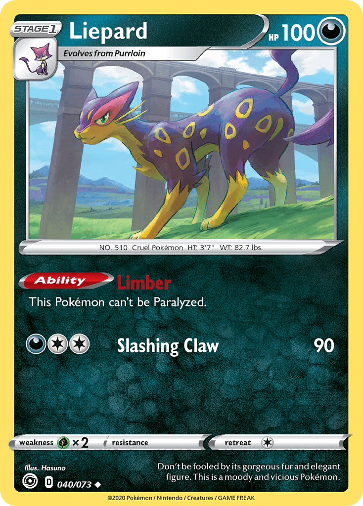 Liepard Champion's Path card
