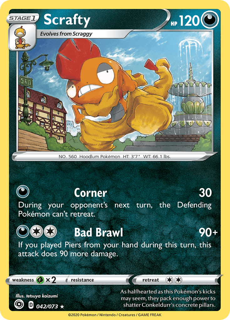 Scrafty Champion's Path card